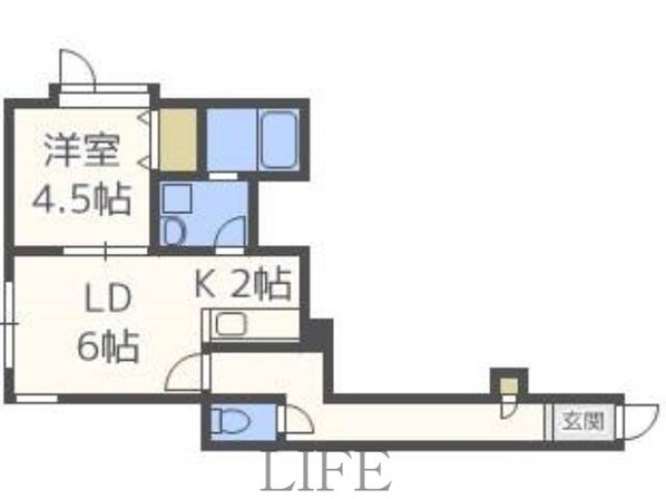 ベストハウス月寒の物件間取画像